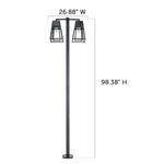 8FT Aria Solar Post Light