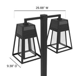 8FT Aria Solar Post Light