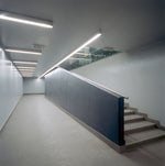 1.8" x 4FT LED Direct/Indirect Linear Fixture, 4880 Lumen Max, Wattage and CCT Selectable, 120-277V