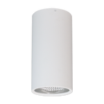 6" LED Architectural Cylinder Light Fixture, 2200 Lumens, 25W, CCT Selectable, 120-277V, White Finish