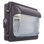 LED Traditional Wall Packs, 12,286 Lumen Max, Wattage and CCT Selectable, Photocell Included, 120-277V, Bronze, Black or White Finish