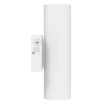 4" LED Wall Mount Cylinder Light, 2300 Lumens, 20W, CCT Selectable, 120-347V, Black or White Finish