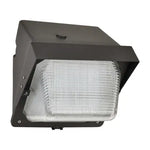 LED Traditional Wall Pack, 4200 Lumens, 28W, 4000K or 5000K, Photocell Included, 120-277V, Bronze Finish
