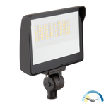 LED Flood Light, 8700 Lumen Max, Wattage and CCT Selectable, 120-277V, Integrated Photocell