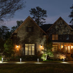 2 Pack LED Bright White, Blue or Orange Sentry Modern Solar Path Light, 60 Lumens, 1.2W, 6000K CCT, Black Finish