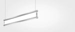 4FT Vertical Linear LED Fixture, 3200 Lumens, 40W, CCT Selectable, Louver Lens, Internal Driver 110-277V, White or Black Finish