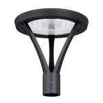 LED Post Top Light, 7200 Lumen Max, Wattage and CCT Selectable, 120-277V, Bronze, Black or White Finish