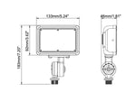 LED Flood Light, 1950 Lumen Max, Wattage and CCT Selectable, Photocell Included,120-277V
