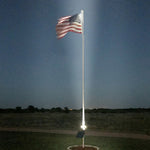 Apollo Solar Flagpole Light, 1980 Lumens, 18W, 6000K CCT