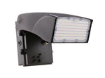 LED Adjustable Wall Pack, 7000 Lumen Max, Wattage and CCT Selectable, Integrated Photocell, 120-277V, Bronze Finish