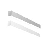 8 FT LED Linear Fixture, 9600 Lumen Max, 80W, CCT Selectable, 120-277V, White or Silver Finish