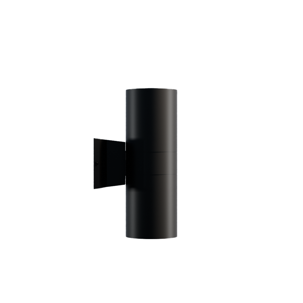 4" LED Architectural Indoor Wall Mount Cylinder Light, 3300 Lumens, 30W Direct/Indirect, CCT Selectable, 120-277V, Black or White