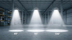 Aries G6 LED UFO High Bay, 36,000 Lumen Max, Wattage and CCT Selectable, White Finish, Comparable to 750-1000 Watt HID Fixture, 120-277V
