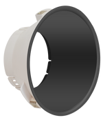 6" LED Cylinder Light Fixture, 4400 Lumens, Wattage Selectable, 2700K, 3000K, 3500K, or 4000K, 120-277V, Black Finish, Trim Options