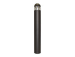 LED 6" Round Top Bollard, 3997 Lumens, Wattage and CCT Selectable, 120-347V, Bronze Finish