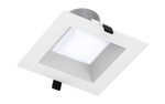 6" LED Square Commercial Downlight, 3150 Lumen Max, Wattage & CCT Selectable, 120-277V