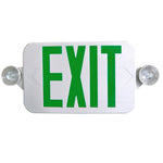 Low Profile LED Exit and Emergency Thermoplastic Combo, Red/Green