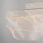 Rinkle 3-Light LED Pendant, 2,760 Lumens, 36W, 3000K CCT, 120V, Polished Chrome, French Gold or Brushed Gunmetal Finish