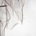 Rinkle 6-Light LED Multi-Pendant, 2,000 Lumens, 25W, 3000K CCT, 120V, Polished Chrome, French Gold or Brushed Gunmetal Finish