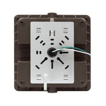 Square LED Canopy Light, 27W, 3800 Lumens, 4000K or 5000K, Dimmable, DLC 5.1 Premium, 120-277V