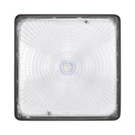 Square LED Canopy Light, 27W, 3800 Lumens, 4000K or 5000K, Dimmable, DLC 5.1 Premium, 120-277V