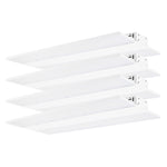 4PK 2FT LED Linear High Bay, 36,100 Lumen Max, Wattage and CCT Selectable, 120-277V or 347-480V