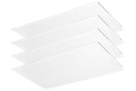 4PK 2X4 LED Flat Panel, 5000 Lumen Max, Wattage and CCT Tunable, 120-277V, Sensor Ready