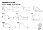 Millennium Lighting LED R Series RLM Outdoor 12" Angle Shade, Satin Black