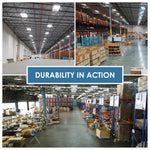 Condor Premium 2FT LED High Bay, 210 Watt, 28,350 Lumens, CCT Selectable 4000K/5000K, Comparable to 6 Lamp T5HO, 8 Lamp T8 or 400 or Higher Watt Fixture, 120-277v