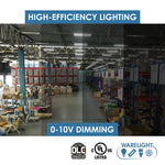 CondorX Premium 4FT LED Linear High Bay, 36,960 Lumen Max, Wattage and CCT Selectable, 120-277V, Sensor Ready
