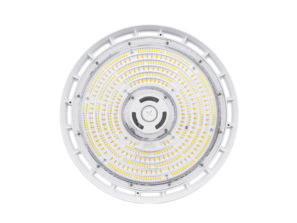 LED UFO High Bay, 36,000 Lumen Max, Wattage and CCT Selectable, White Finish, 120-277V