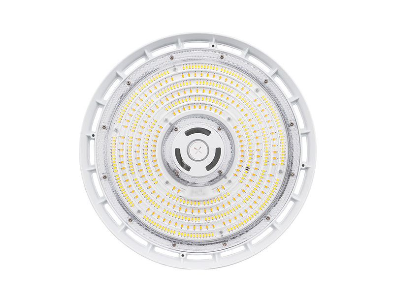 LED UFO High Bay, 36,000 Lumen Max, Wattage and CCT Selectable, White Finish, 120-277V