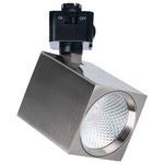 LED Square Track Head, 8W, CCT Selectable, J Style, 36 Degree Beam Angle, 120V, White, Black or Brushed Nickel