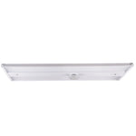White rectangular 2ft led linear high bay light fixture with motion sensor sleek modern design 30800 lumen selectable wattage