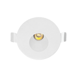 LED Round Step Light, 5W, 350 Lumens, CCT Selectable, 120V, White or Black Finish