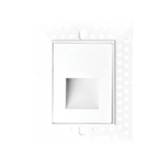 3W Trimless Vertical Step Light, CCT Selectable, 120V, White or Black Finish
