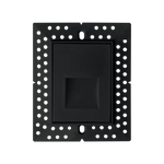 3W Trimless Vertical Step Light, CCT Selectable, 120V, White or Black Finish