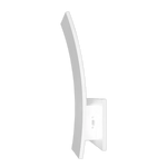 15" Curved Outdoor Wall Sconce, 1000 Lumens, 15W, CCT Selectable, White