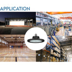 LED Mars UFO High Bay, 100 watt, 14,000 Lumens, Comparable to HID 250 Watt Fixture, 120-277V