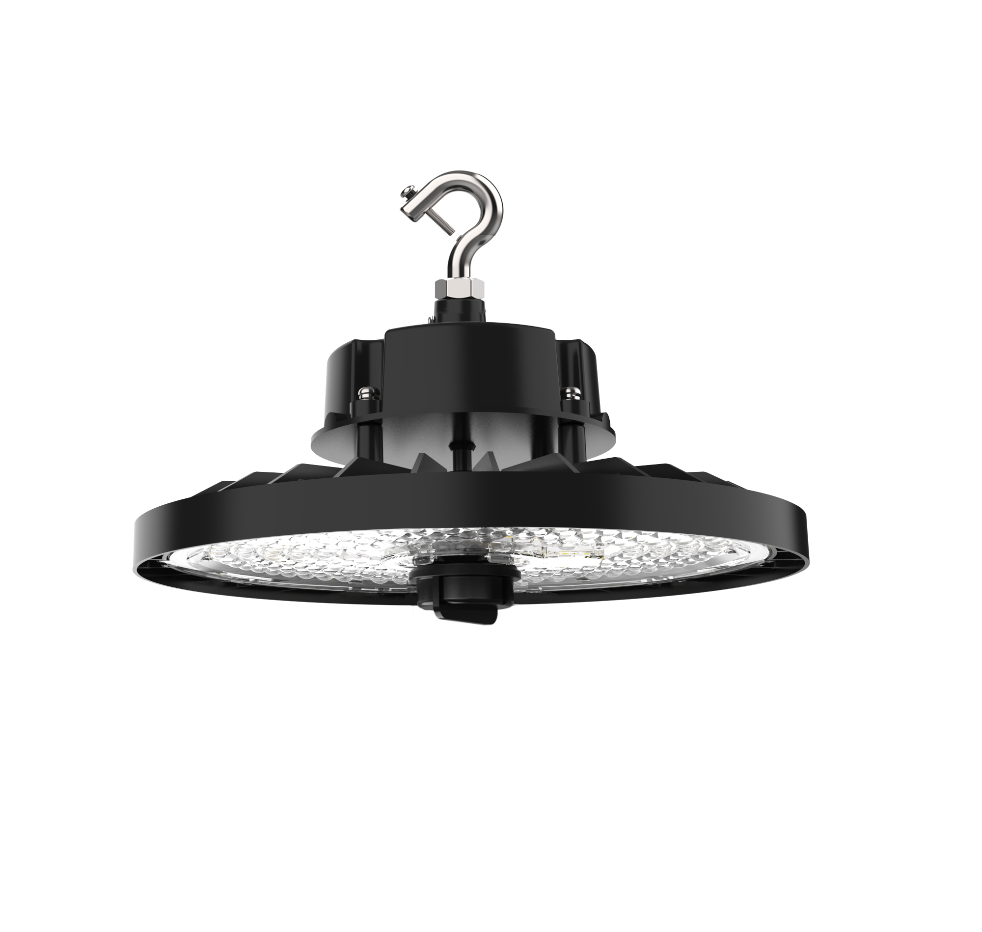 34 163 Lumens 240W 5000K Ufo LED High Bay Light Fixture 120 277V 0 10V Dimmable DLC Premium WareLight by Warehouse Lighting
