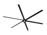 8 Foot 6-Blade HVLS Industrial Fan, 6120 Lumens, 5700K, 200-240V