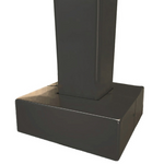 25 ft 4 Inch Square Area Lighting Pole With Single Head LED 300W Slim Line Fixture (1000W+ MH or HID Equivalent), Adjustable Slip Fitter Mount