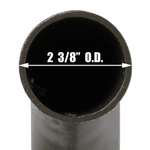 Steel Bullhorn with 2 Arms at 180 Degrees, Dark Bronze Finish