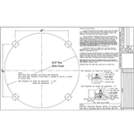 25 ft 4 Inch Square Area Lighting Pole With Triple Head LED 300W Slim Line Fixture (1000W+ MH or HID Equivalent), Pole Arm Mount