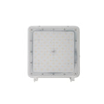 LED Parking Garage Canopy Light, 10,506 Lumen Max, Wattage and CCT Selectable, 120-277V, Bronze or White Finish