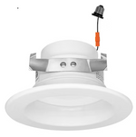 4" Downlight Retrofit, 1000 Lumen Max, Wattage Selectable and CCT Selectable, 120V