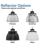 Static LED UFO High Bay, 22,500 Lumens, 150 Watt, 5000K, 120-277V, Black Finish