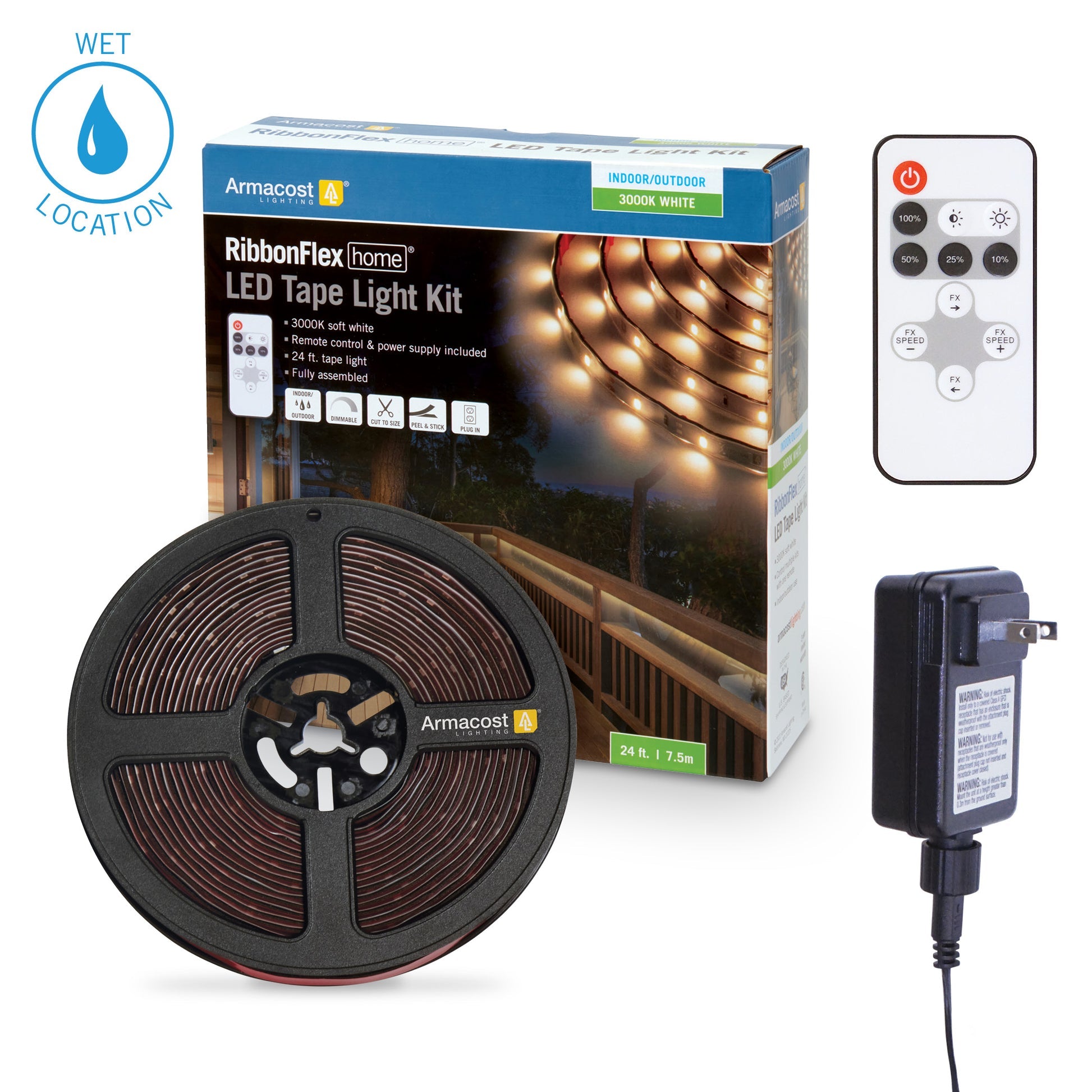 Smart SMD 5050 RGB 5m 12V Flexible Waterproof TV Backlight LED Strip