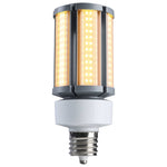 LED light bulb with a unique design on a white background