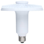 A white LED light bulb with a wide, ribbed diffuser and a silver E10 screw base, shown against a plain white background.